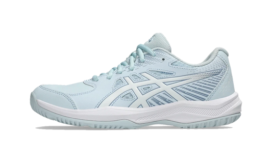 Overkicks - ASICS Court Slide 4 Sky White (Womens) (1042A283-401) - vista lateral