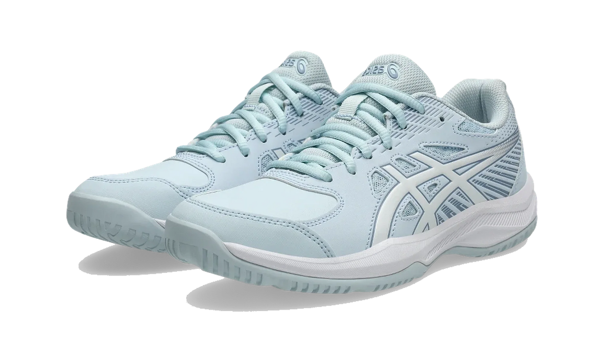 Overkicks - ASICS Court Slide 4 Sky White (Womens) (1042A283-401) - vista trasera