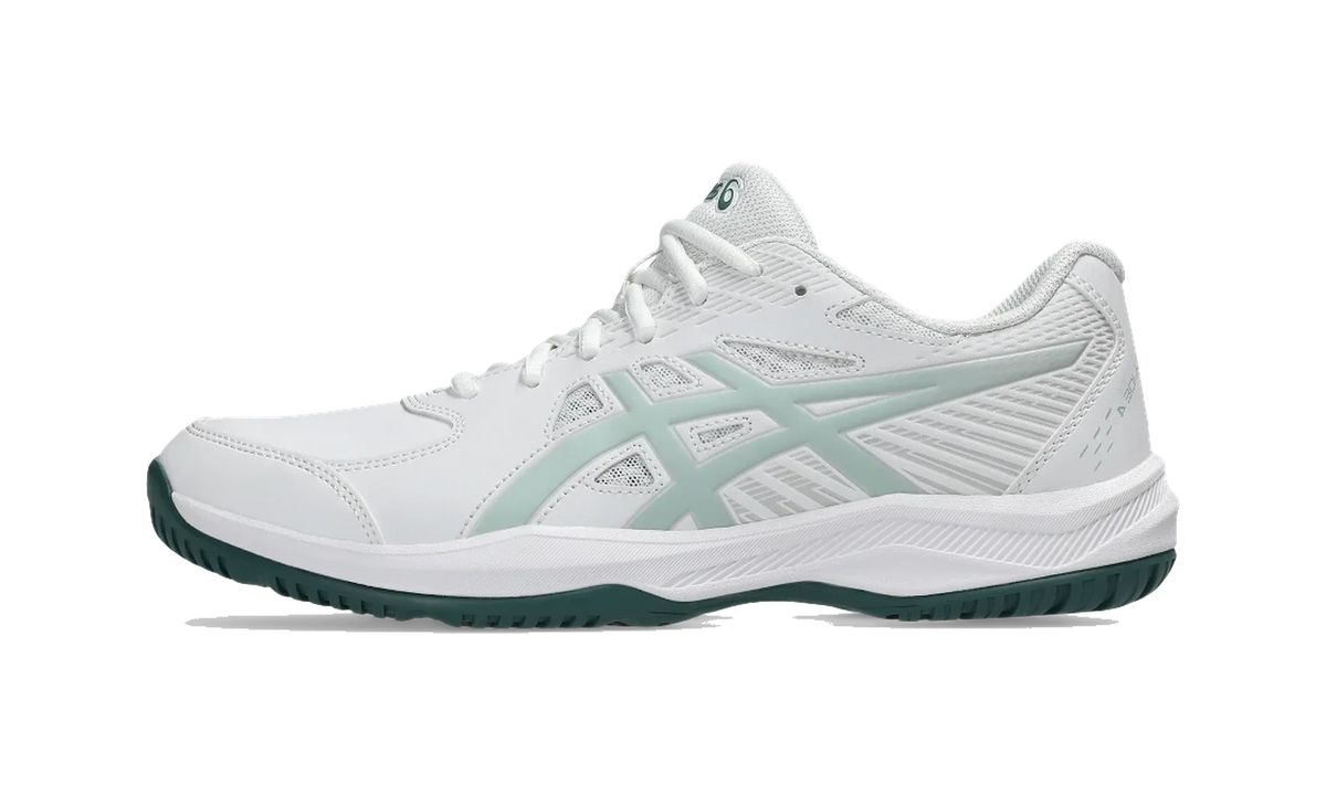 Overkicks - ASICS Court Slide 4 White Cold Moss (1041A483-102) - vista lateral