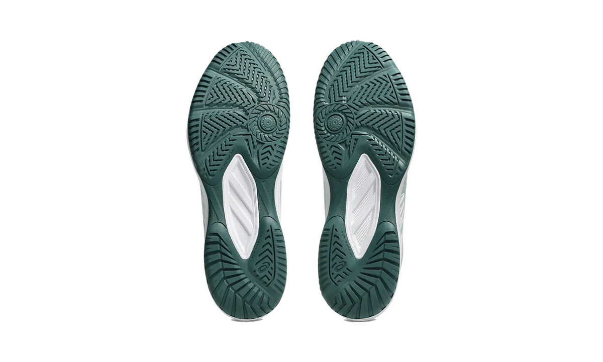 Overkicks - ASICS Court Slide 4 White Cold Moss (1041A483-102) - vista superior
