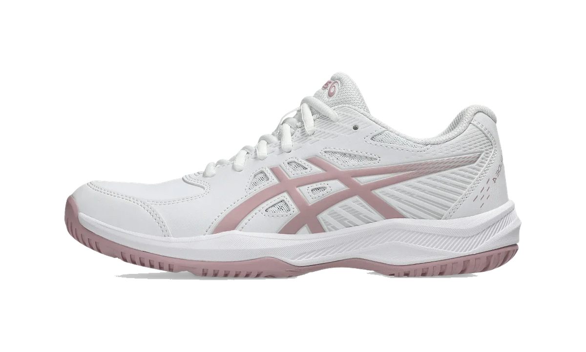 Overkicks - ASICS Court Slide 4 White Morganite (Womens) (1042A283-102) - vista lateral