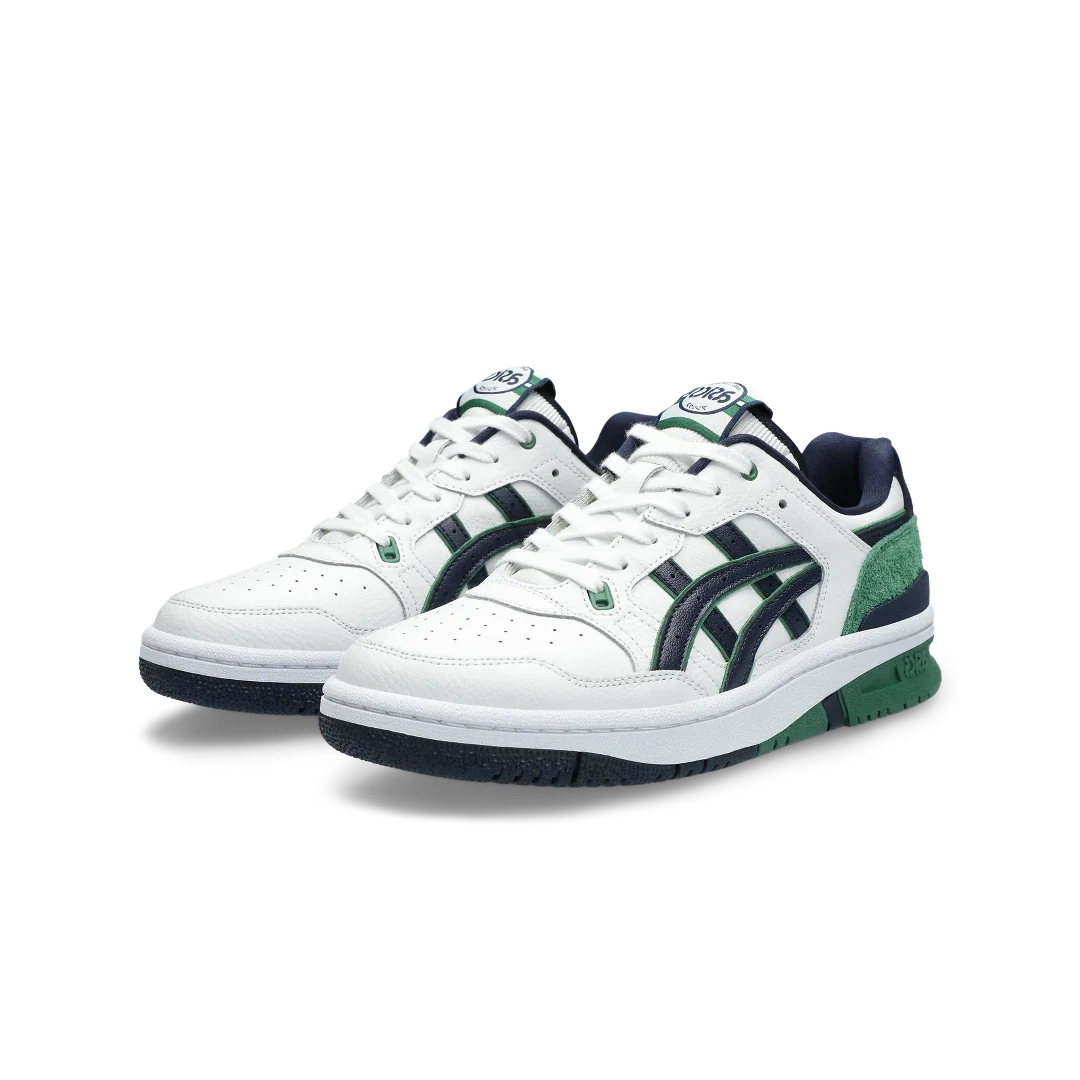 Overkicks - ASICS EX89 White Midnight Green (1203A268-102) - vista trasera