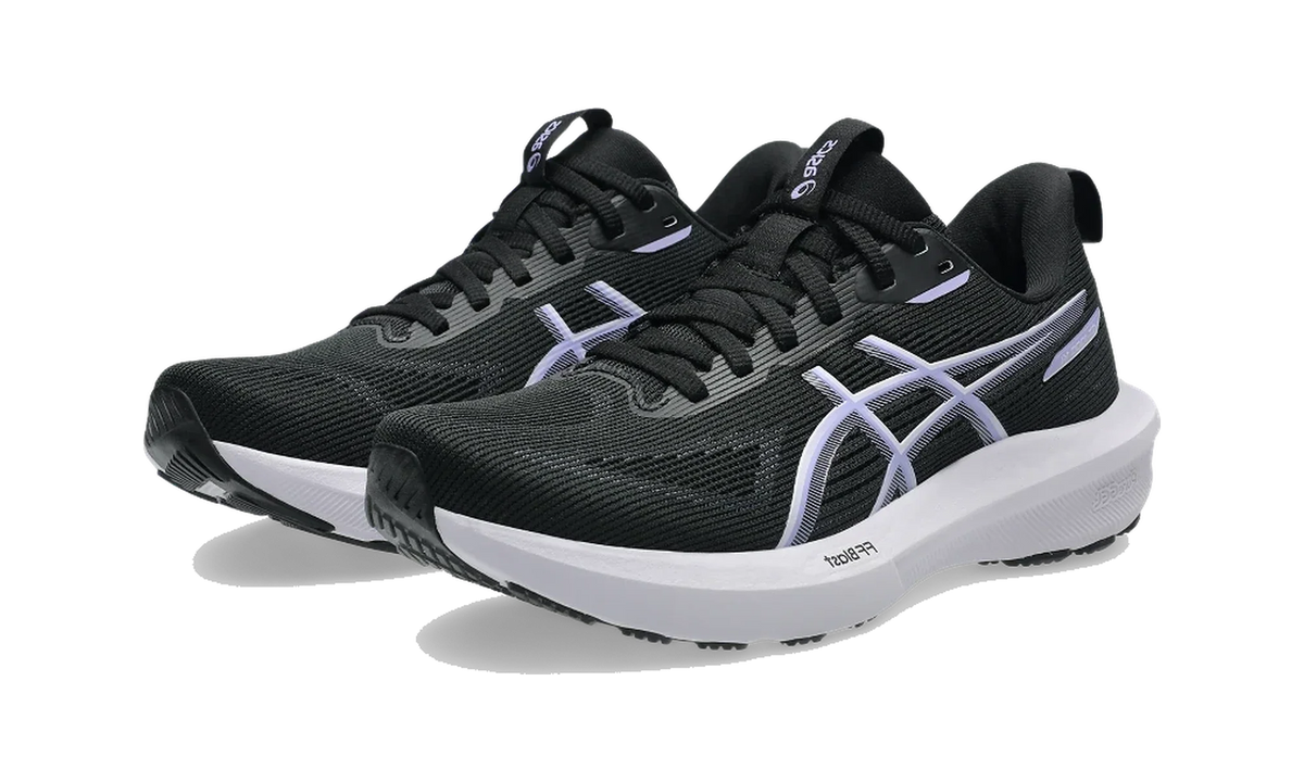 Overkicks - ASICS GT-1000 14 Black Lilac Hint (Womens) (1012B859-004) - vista trasera