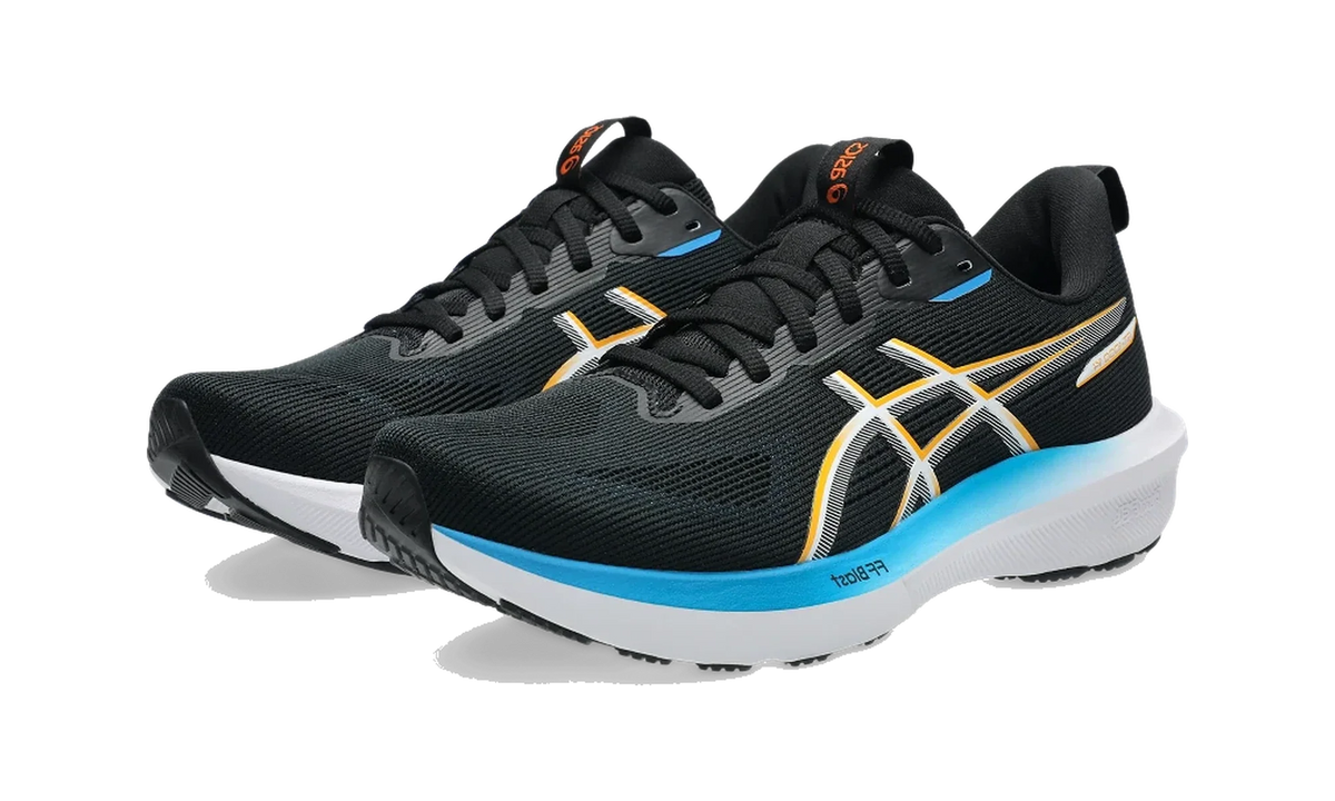 Overkicks - ASICS GT-1000 14 Black Yamabuki (1011C077-004) - vista trasera