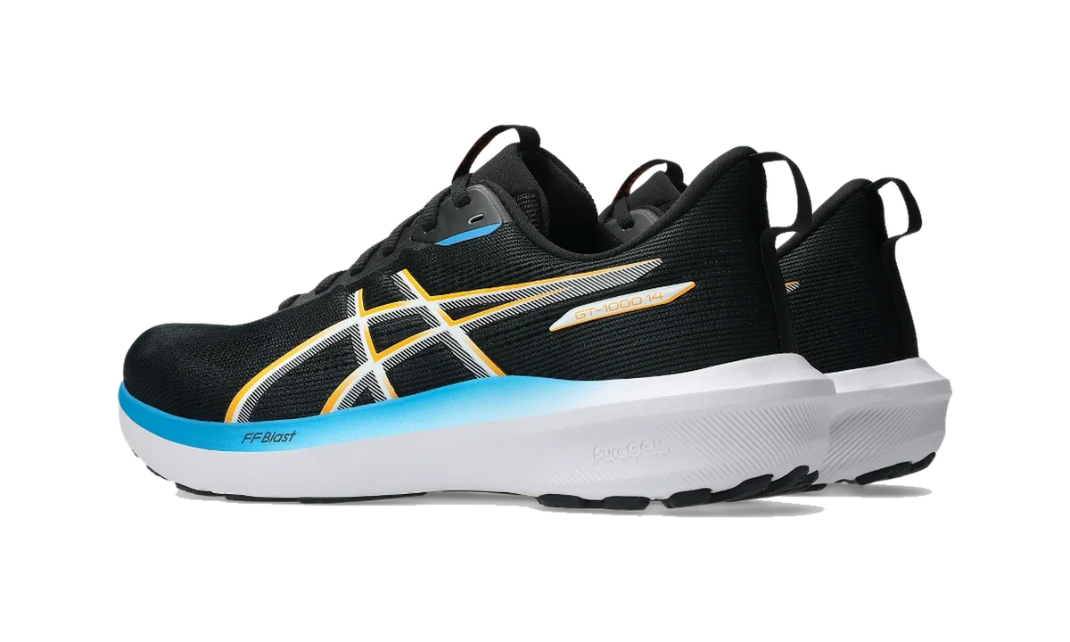 Overkicks - ASICS GT-1000 14 Black Yamabuki (1011C077-004) - par completo