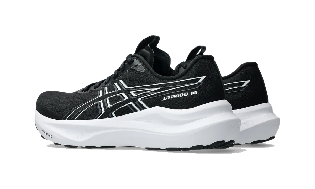 Overkicks - ASICS GT-2000 14 Black White (Womens) (1012B843-001) - par completo