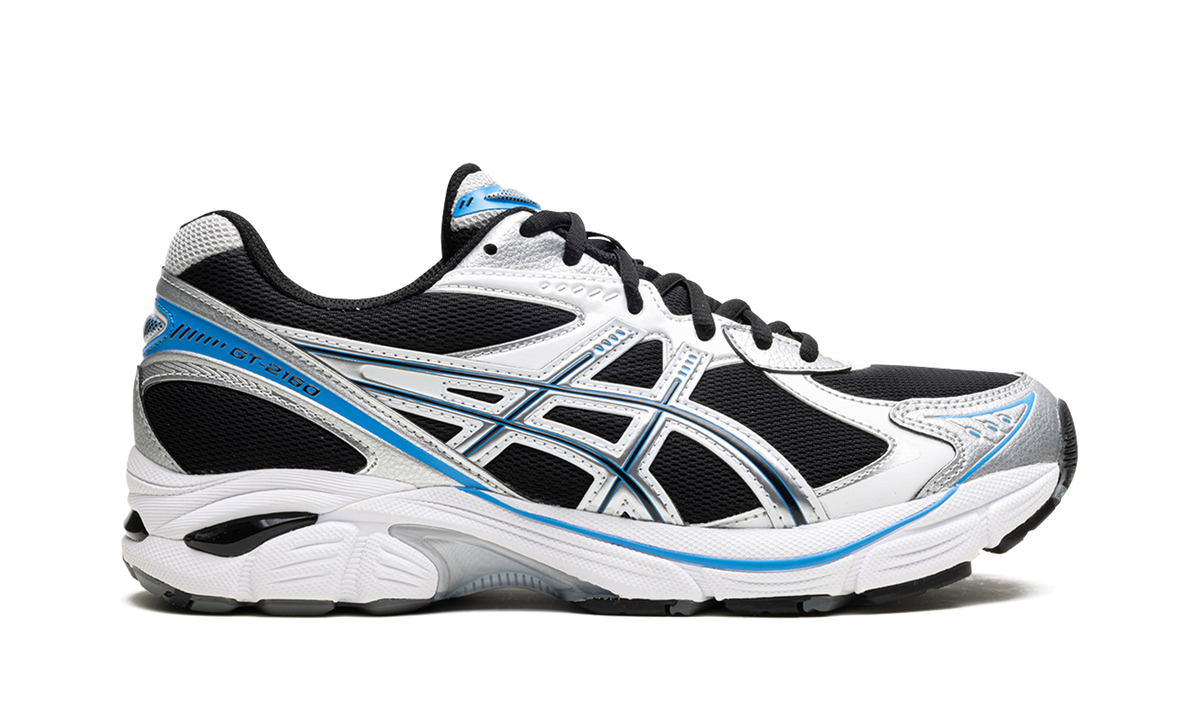 Overkicks - ASICS GT-2160 Black Pure Silver Bright Blue (1203A320-004) - detalle lateral interior