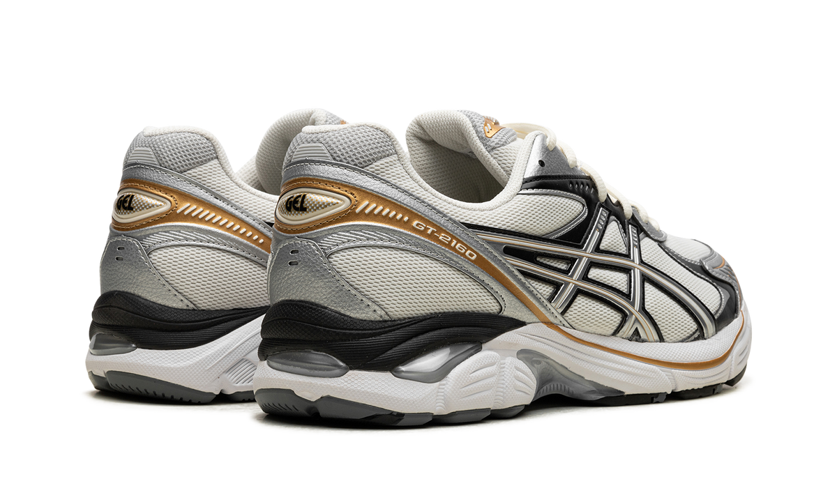 Overkicks - ASICS GT-2160 Cream Pure Silver Gold (1203A320-100) - par completo