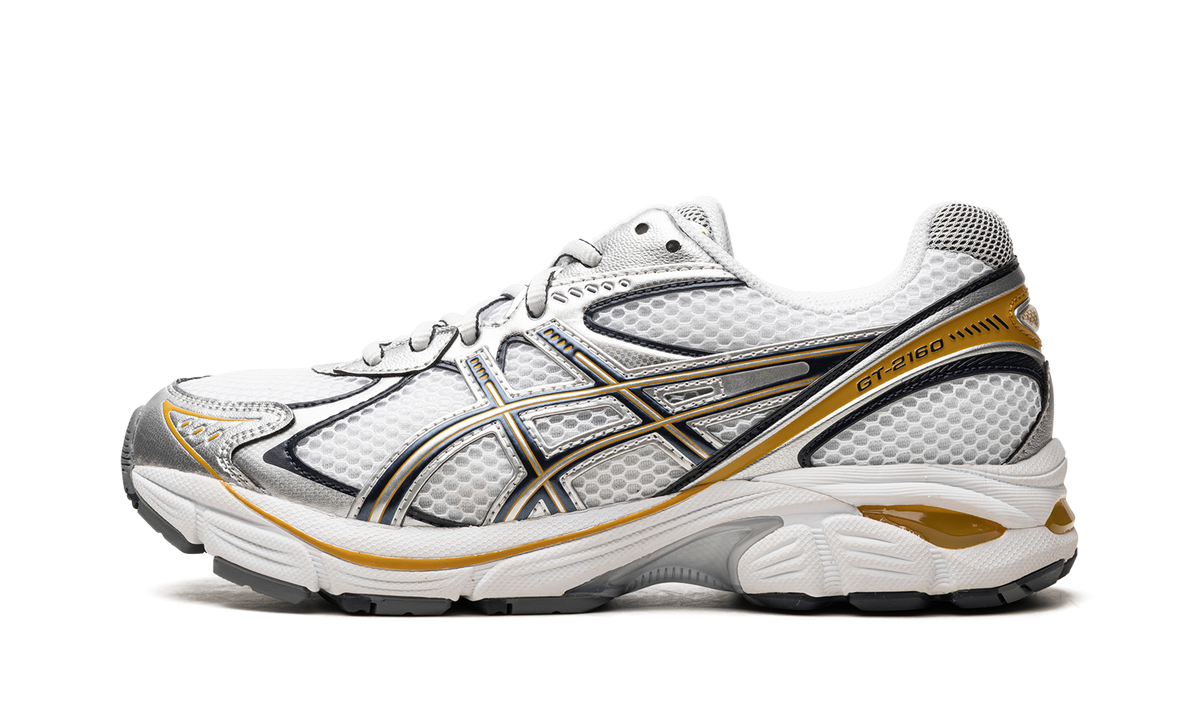 Overkicks - ASICS GT-2160 White Pure Silver Gold (1203A275-102) - vista lateral