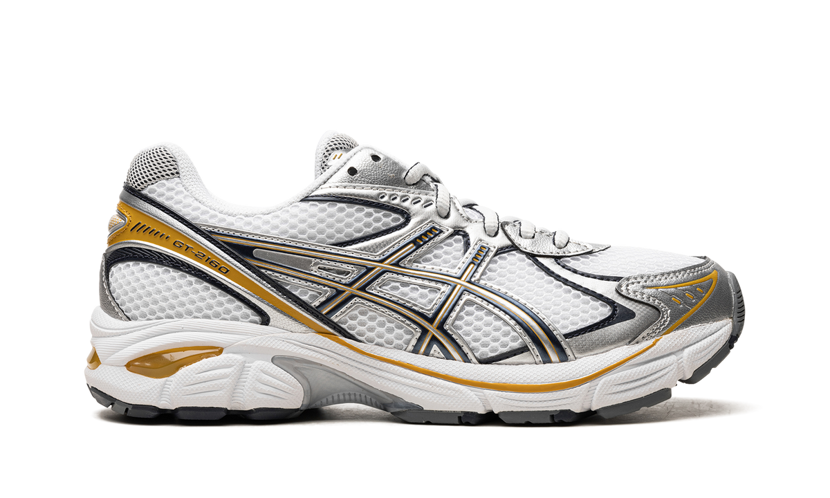 Overkicks - ASICS GT-2160 White Pure Silver Gold (1203A275-102) - detalle talon