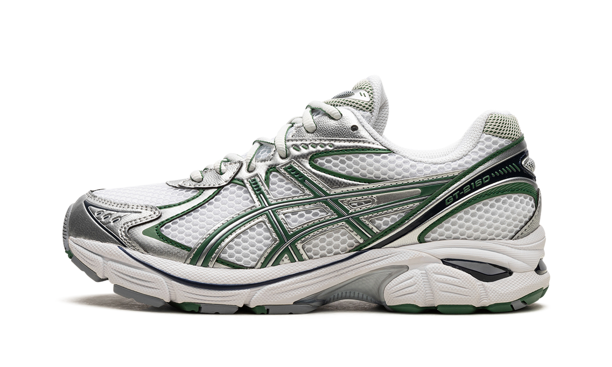 Overkicks - ASICS GT-2160 White Shamrock Green (1203A275-103) - vista lateral