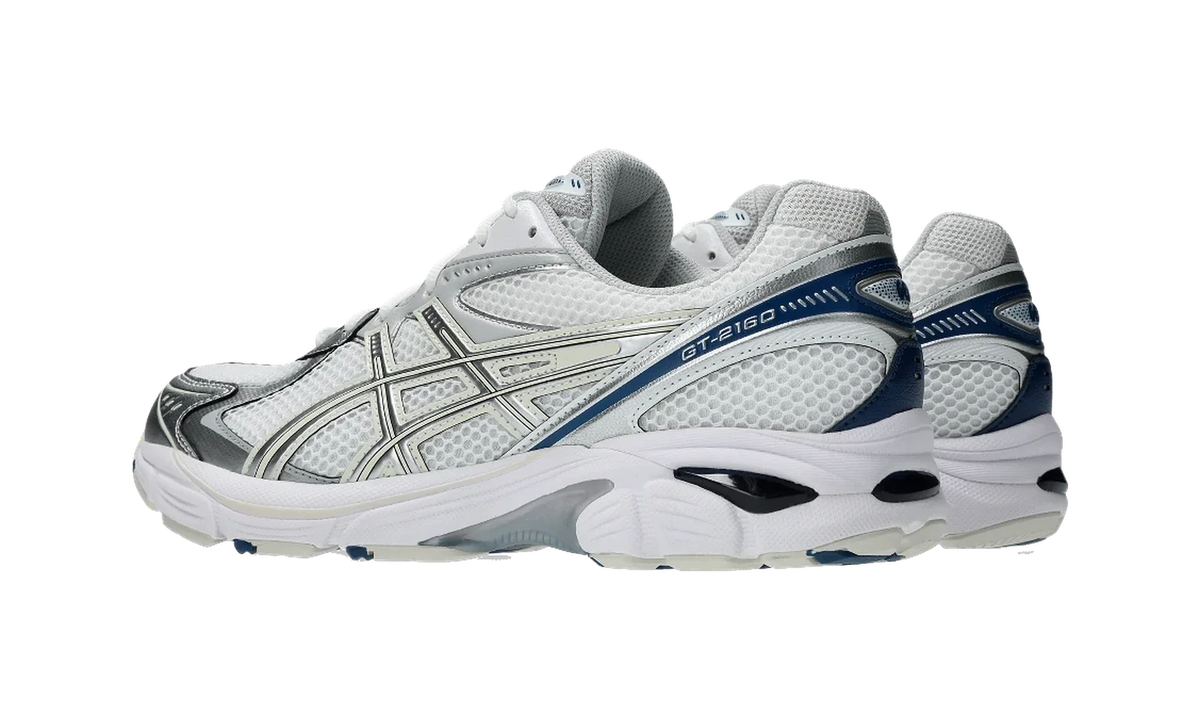 Overkicks - ASICS GT-2160 White Twilight Blue Silver (1203A275-119) - par completo