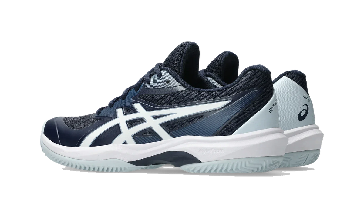 Overkicks - ASICS Game FF Clay OC Midnight White (Womens) (1042A282-400) - par completo