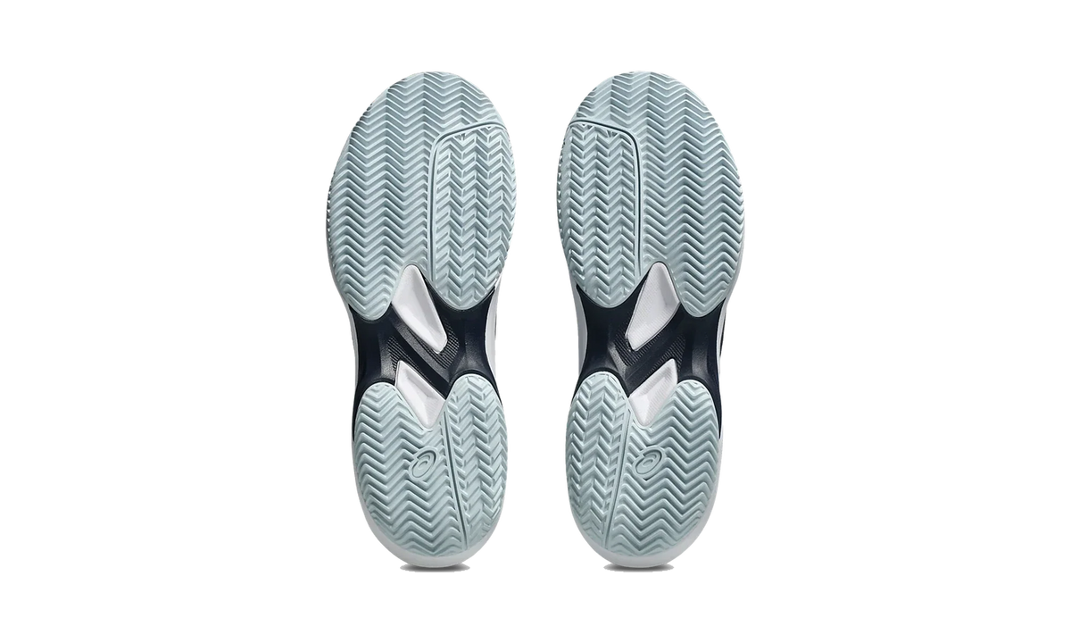 Overkicks - ASICS Game FF Clay OC Midnight White (Womens) (1042A282-400) - vista superior