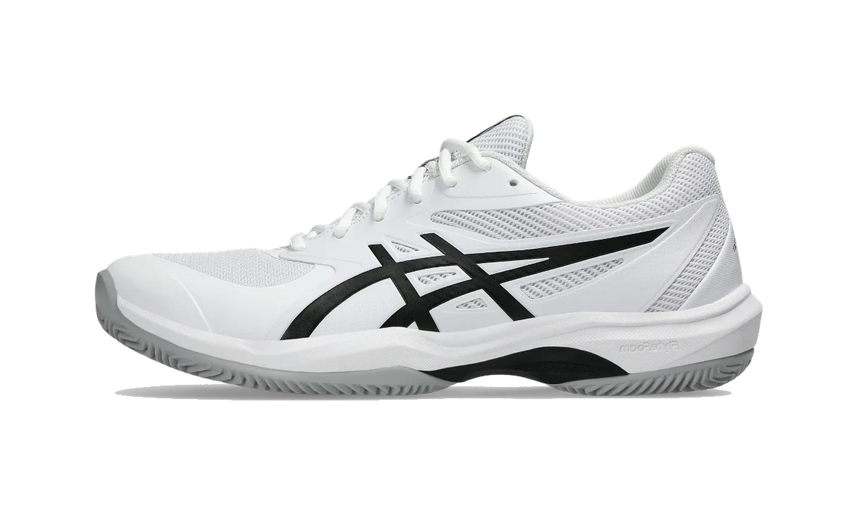 Overkicks - ASICS Game FF Clay OC White Black (1041A490-101) - vista lateral