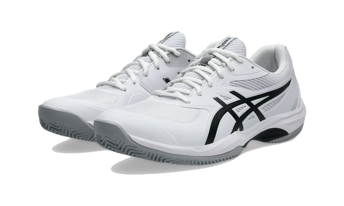 Overkicks - ASICS Game FF Clay OC White Black (1041A490-101) - vista trasera