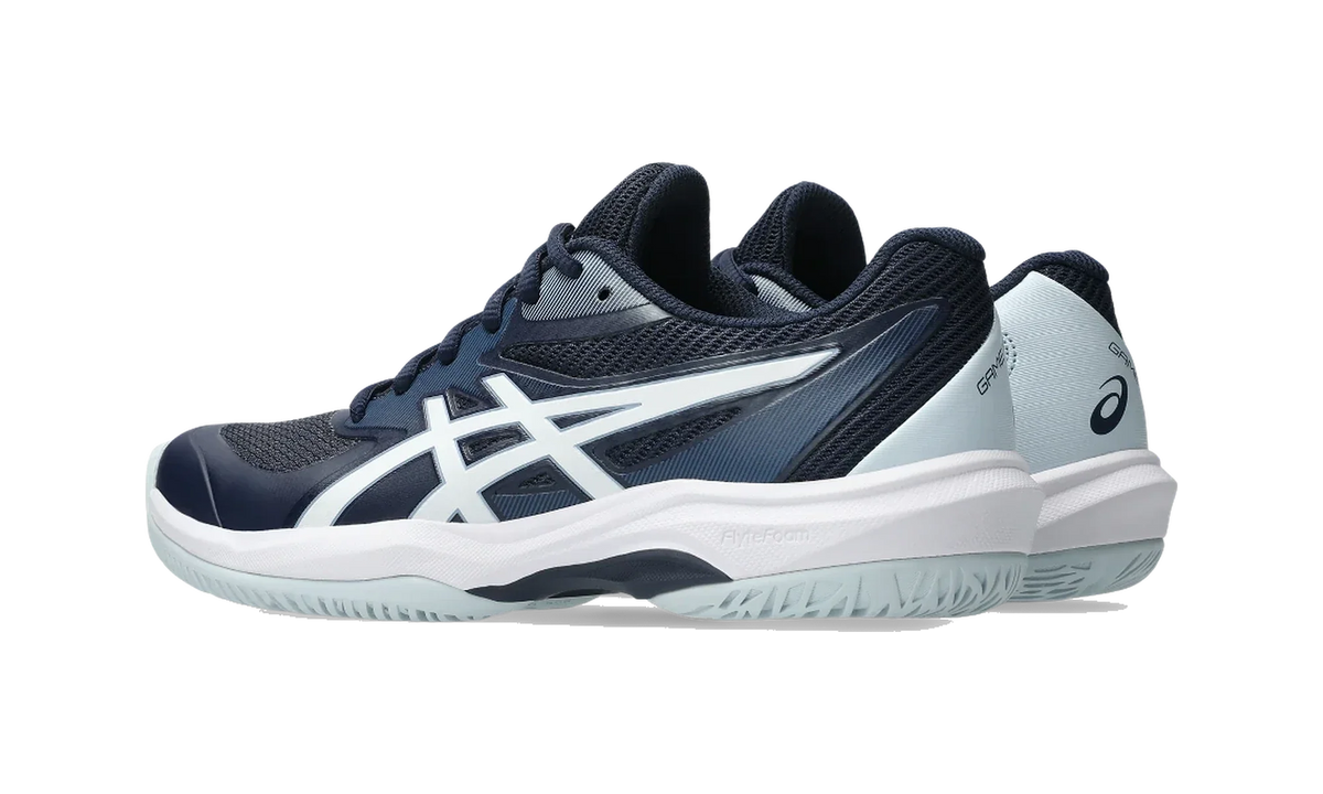 Overkicks - ASICS Game FF Midnight White (Womens) (1042A281-400) - par completo