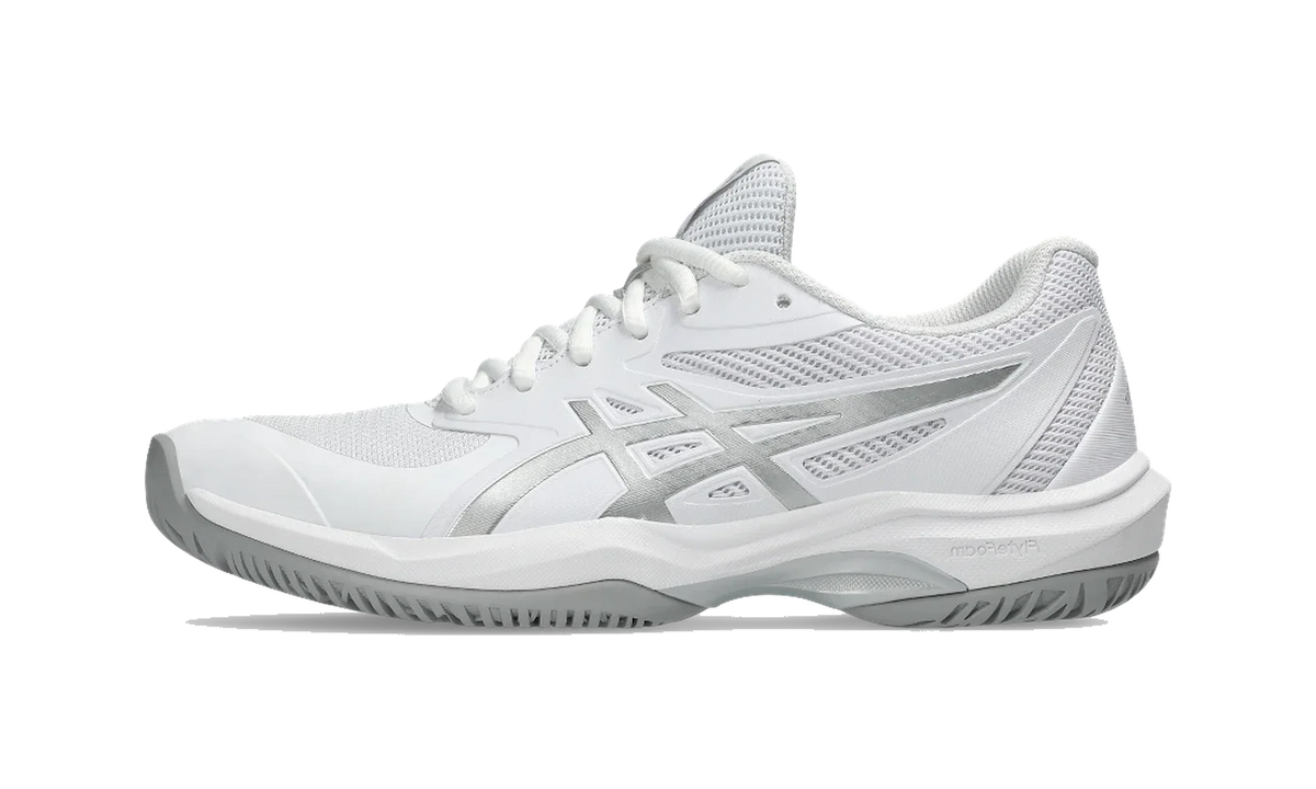 Overkicks - ASICS Game FF White Pure Silver (Womens) (1042A281-101) - vista lateral