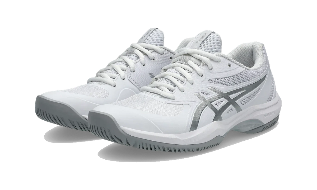 Overkicks - ASICS Game FF White Pure Silver (Womens) (1042A281-101) - vista trasera
