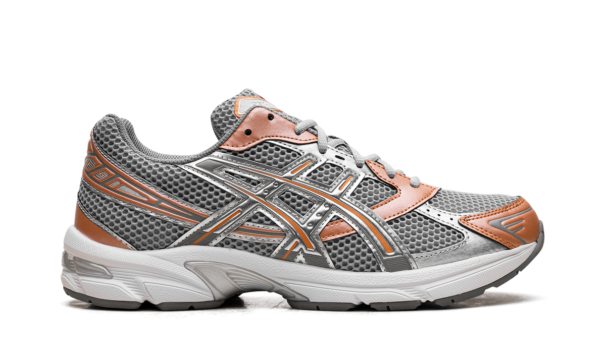Overkicks - ASICS Gel-1130 Cement Grey Rust Orange (1203A609-020) - detalle talon