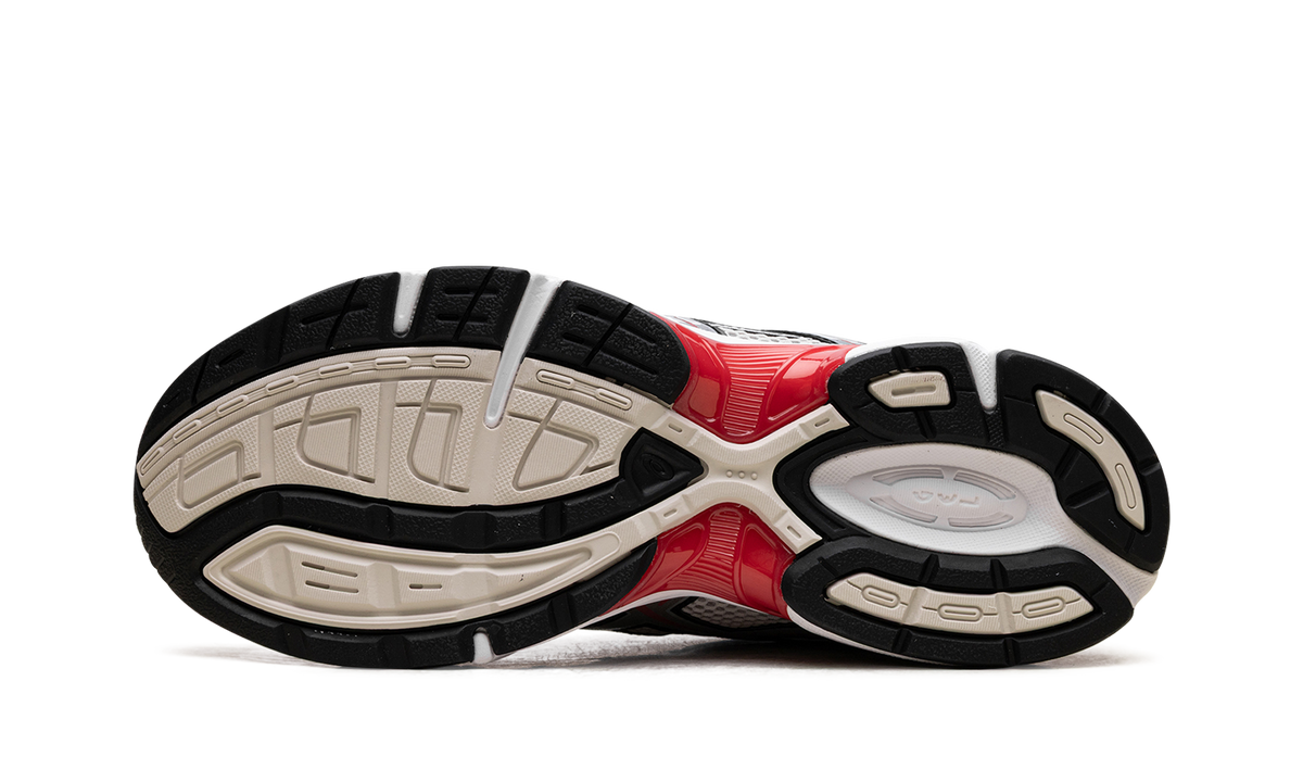 Overkicks - ASICS Gel-1130 Smoke Grey Pure Silver Red (1201A256-024) - vista superior