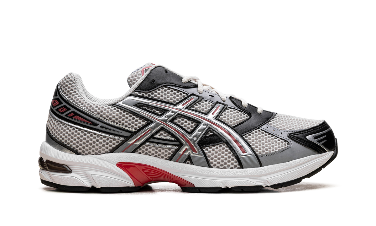 Overkicks - ASICS Gel-1130 Smoke Grey Pure Silver Red (1201A256-024) - detalle talon