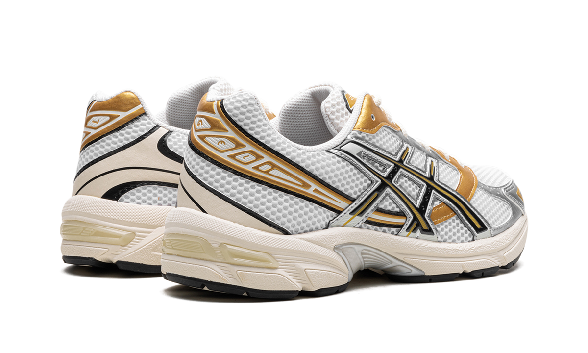 Overkicks - ASICS Gel-1130 White Black Gold (1203A698-100) - par completo