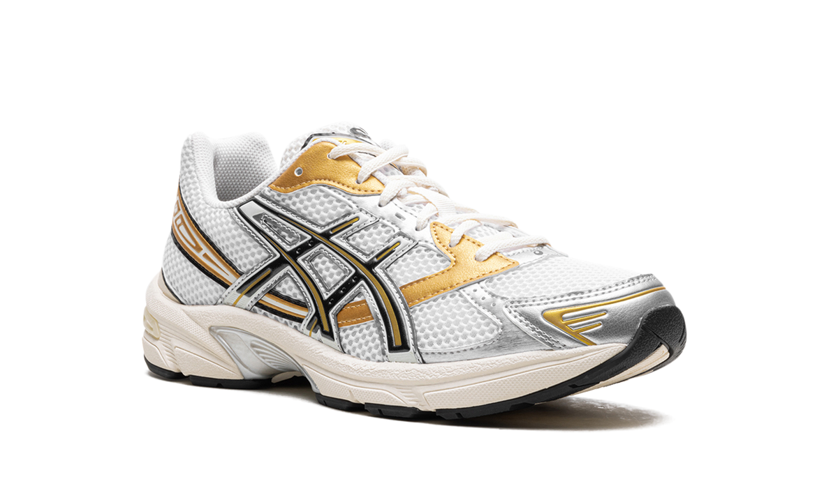 Overkicks - ASICS Gel-1130 White Black Gold (1203A698-100) - detalle lateral interior