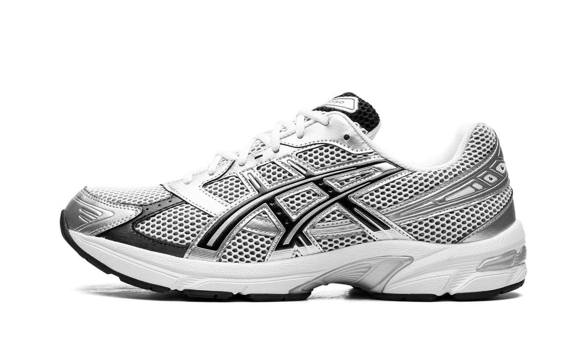 Overkicks - ASICS Gel-1130 White Black Silver (1201A933-100) - vista lateral