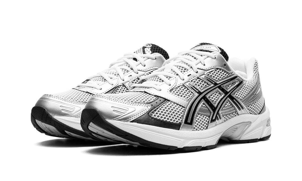 Overkicks - ASICS Gel-1130 White Black Silver (1201A933-100) - vista trasera