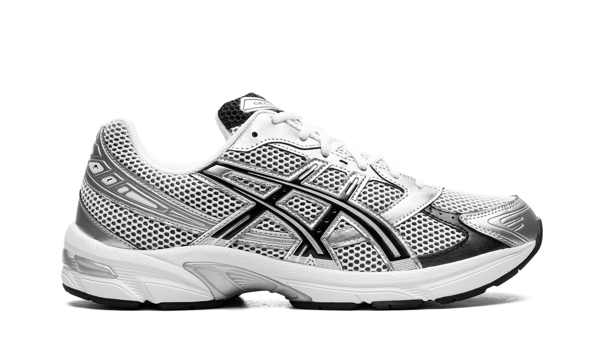 Overkicks - ASICS Gel-1130 White Black Silver (1201A933-100) - detalle talon