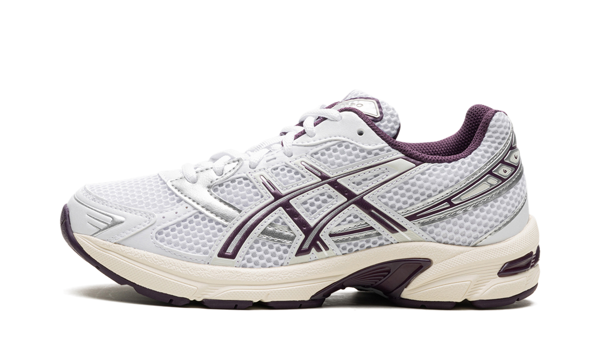 Overkicks - ASICS Gel-1130 White Deep Plum (Womens) (1202A518-101) - vista lateral