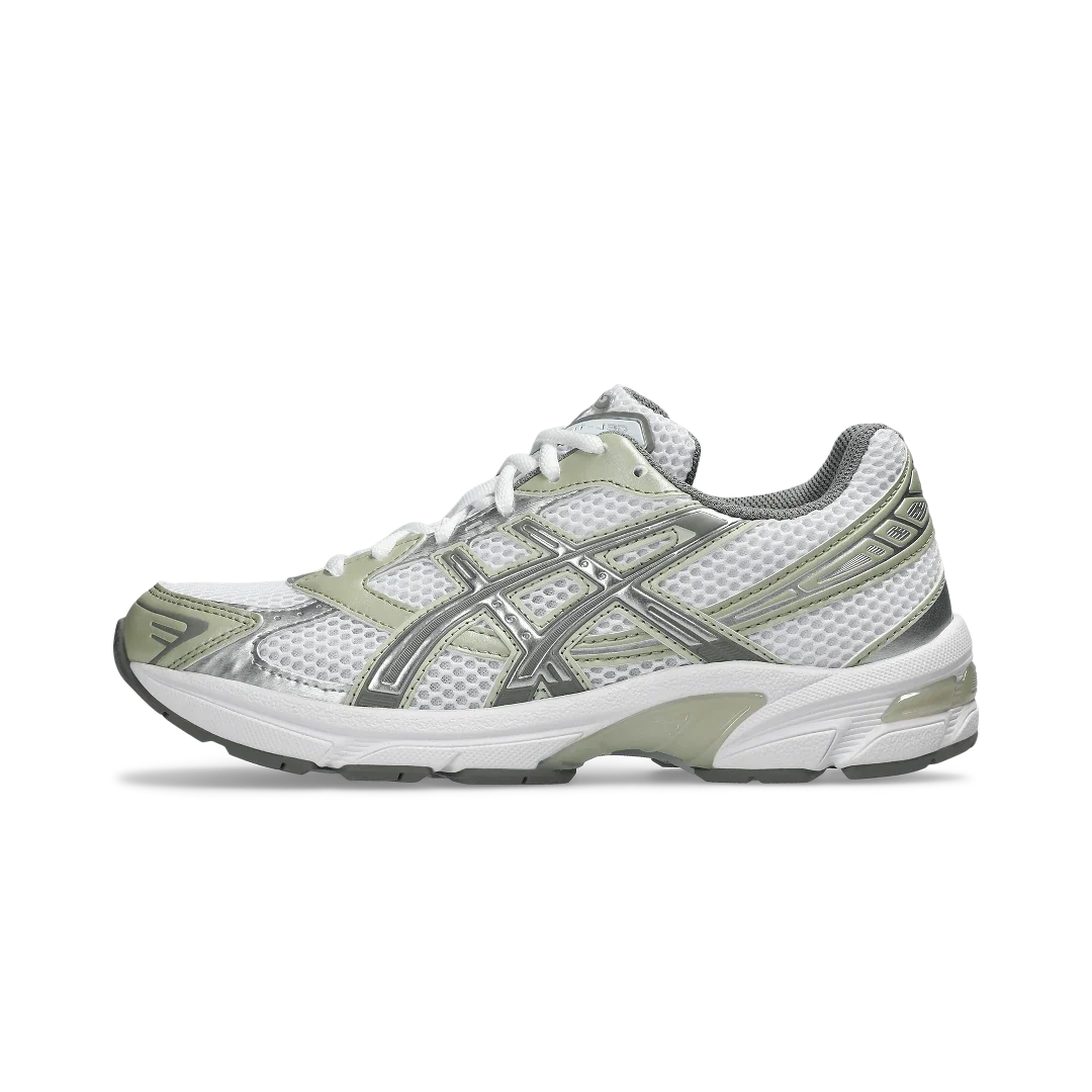 Overkicks - ASICS Gel-1130 White Dried Leaf Green (Womens) (1202A164-124) - vista lateral