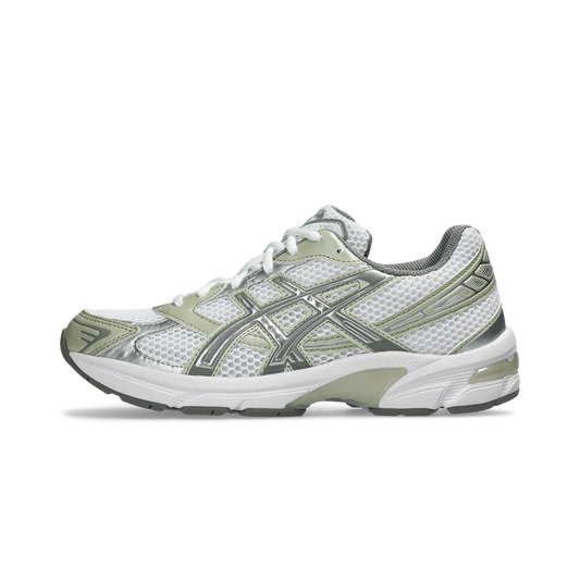 Overkicks - ASICS Gel-1130 White Dried Leaf Green (Womens) (1202A164-124) - vista lateral