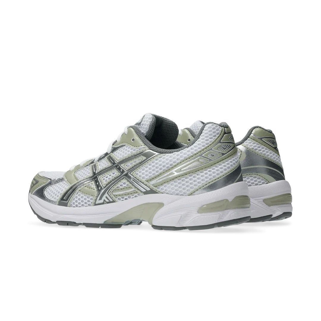 Overkicks - ASICS Gel-1130 White Dried Leaf Green (Womens) (1202A164-124) - par completo