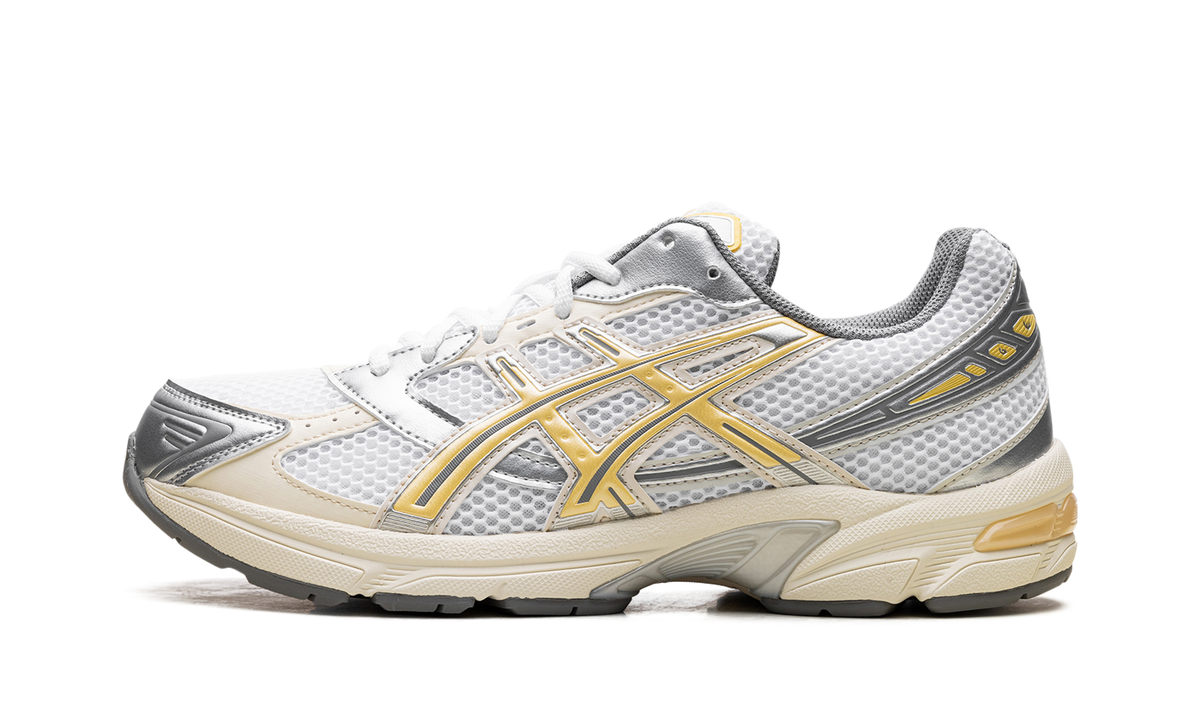 Overkicks - ASICS Gel-1130 White Faded Yellow (Womens) (1202A164-118) - vista lateral