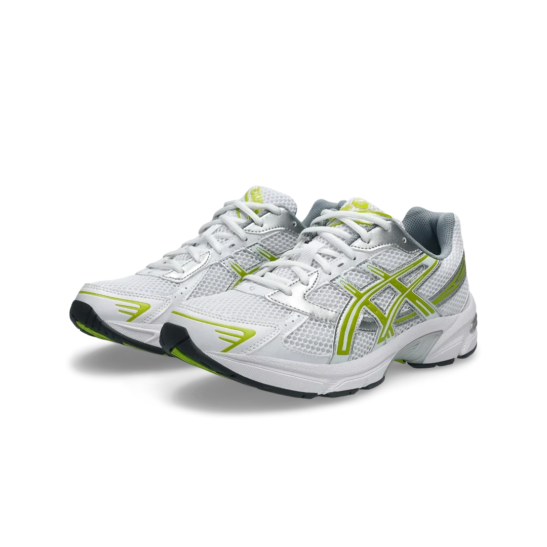 Overkicks - ASICS Gel-1130 White Green Apple (1203A609-105) - vista trasera
