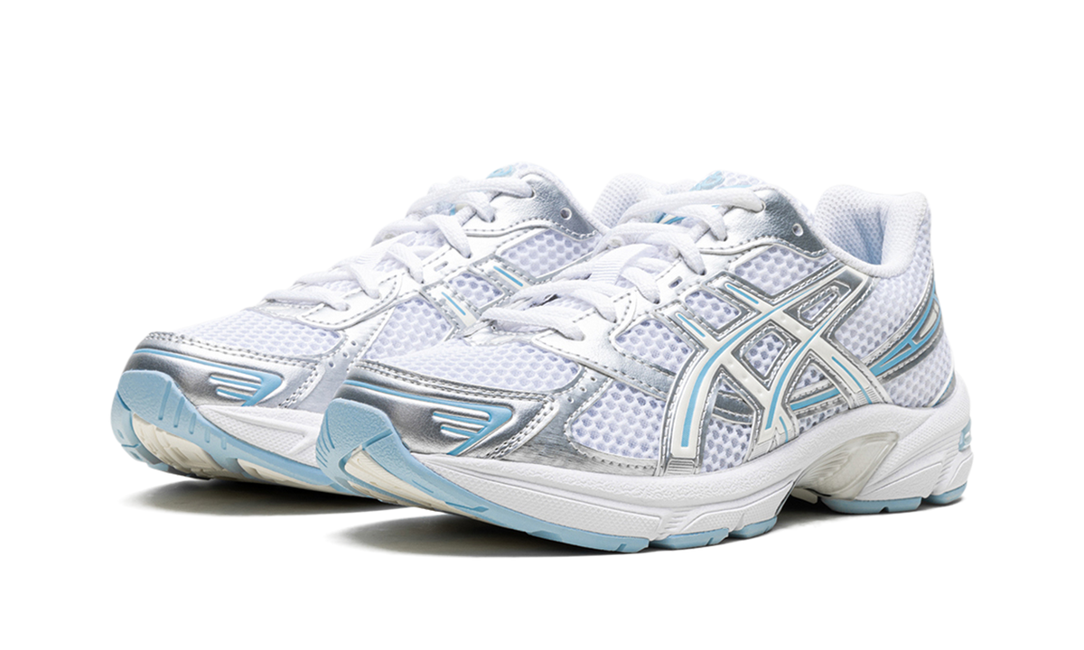 Overkicks - ASICS Gel-1130 White Ivory Light Blue (1202A504-100) - vista trasera