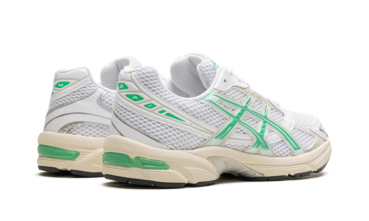 Overkicks - ASICS Gel-1130 White Malachite Green Off White Midsole (Womens) (1202A164-114) - par completo