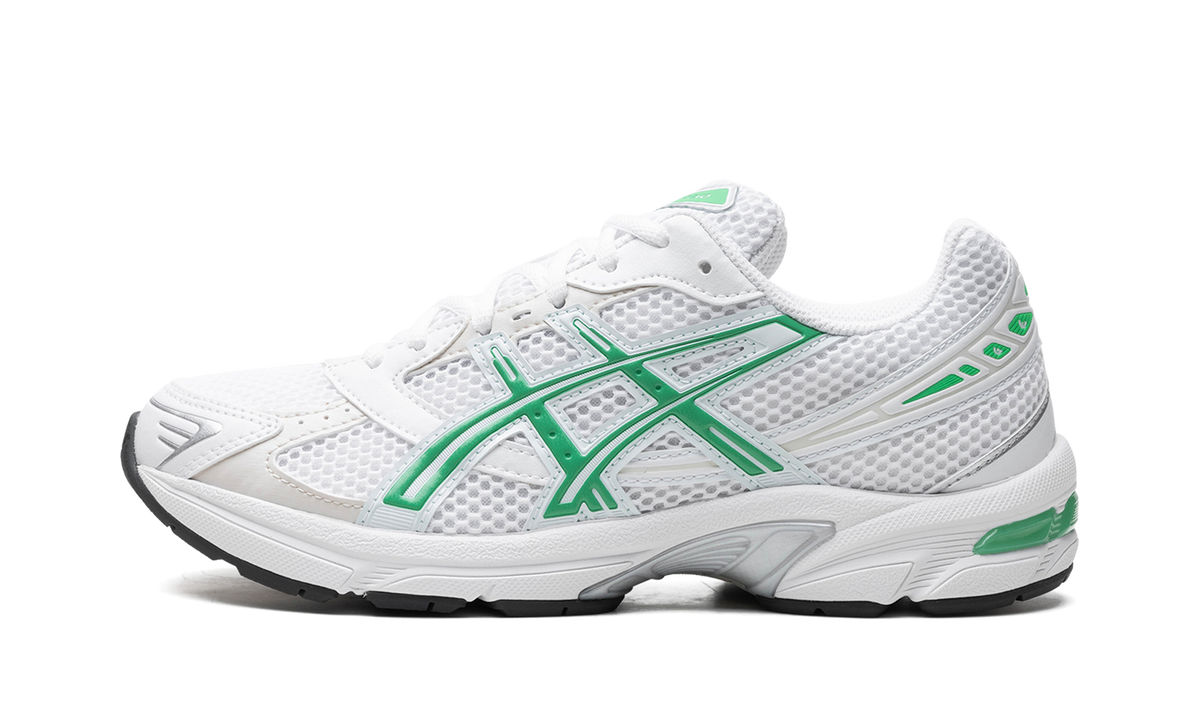 Overkicks - ASICS Gel-1130 White Malachite Green (Womens) (1202A501-100) - vista lateral