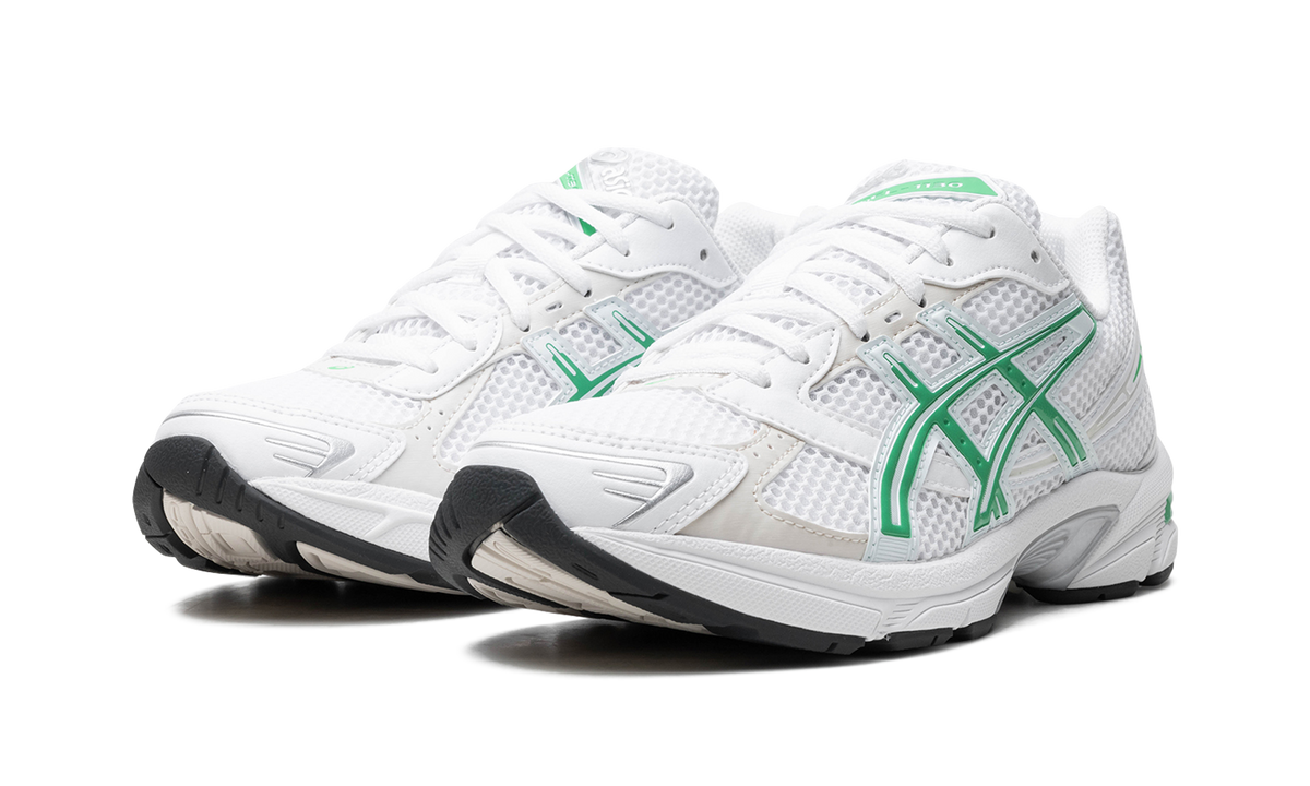 Overkicks - ASICS Gel-1130 White Malachite Green (Womens) (1202A501-100) - vista trasera