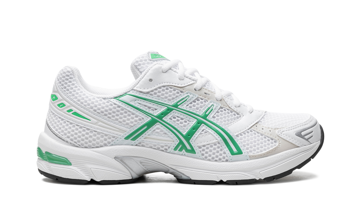 Overkicks - ASICS Gel-1130 White Malachite Green (Womens) (1202A501-100) - detalle talon