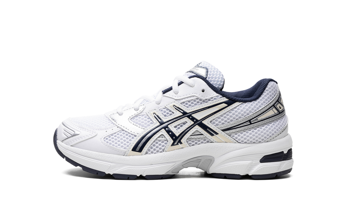 Overkicks - ASICS Gel-1130 White Midnight (GS) (1204A163-101) - vista lateral