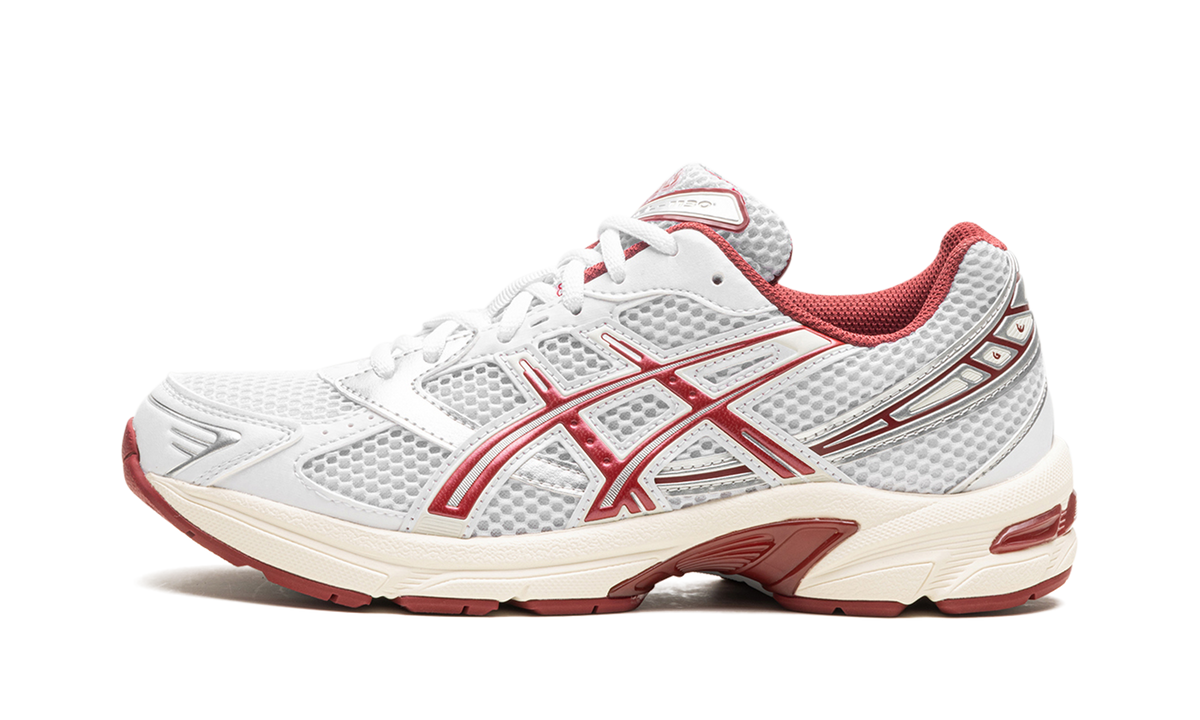 Overkicks - ASICS Gel-1130 White Red Dahlia (Womens) (1202A518-100) - vista lateral