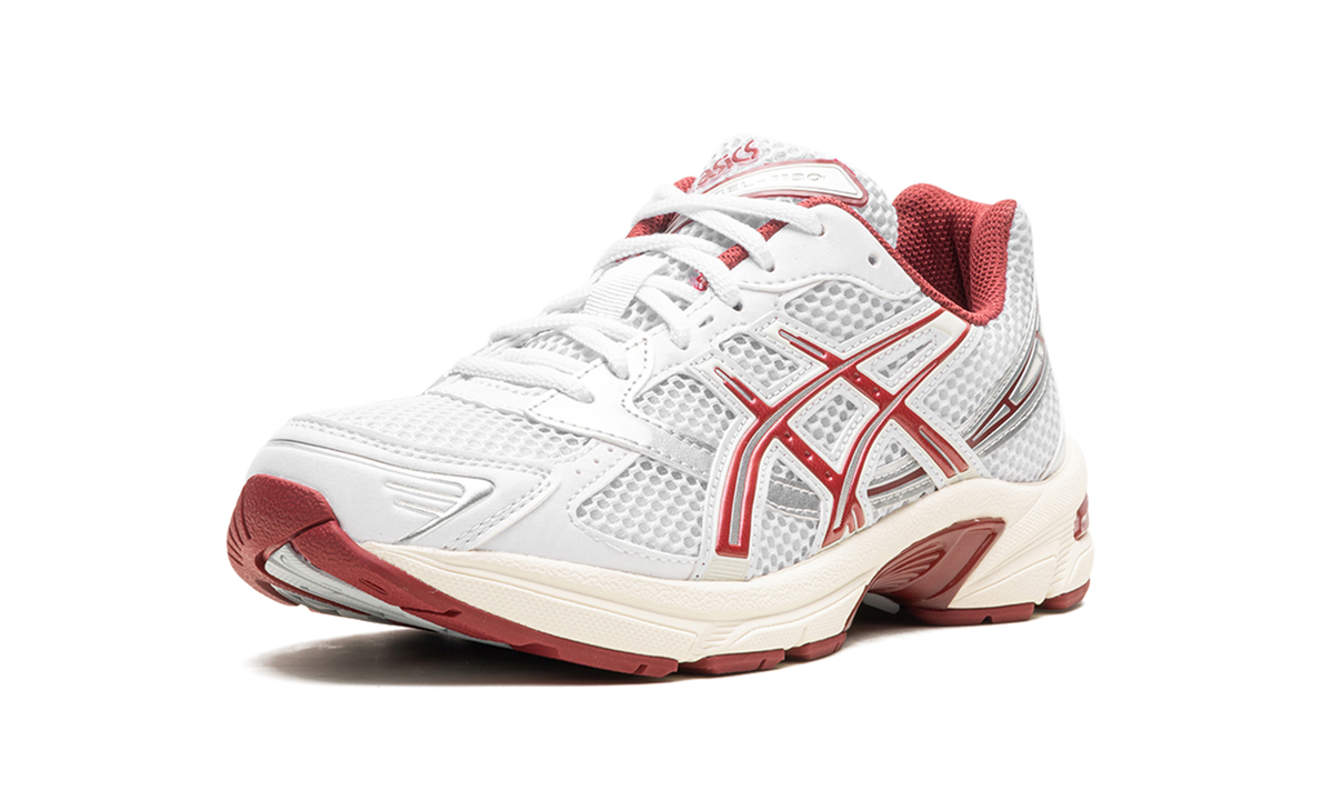 Overkicks - ASICS Gel-1130 White Red Dahlia (Womens) (1202A518-100) - detalle suela