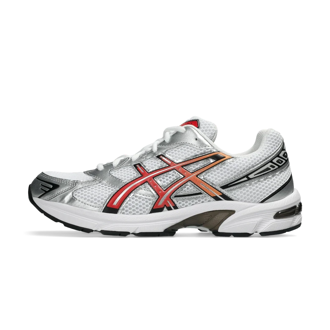Overkicks - ASICS Gel-1130 White Red Snapper (1203A609-111) - vista lateral