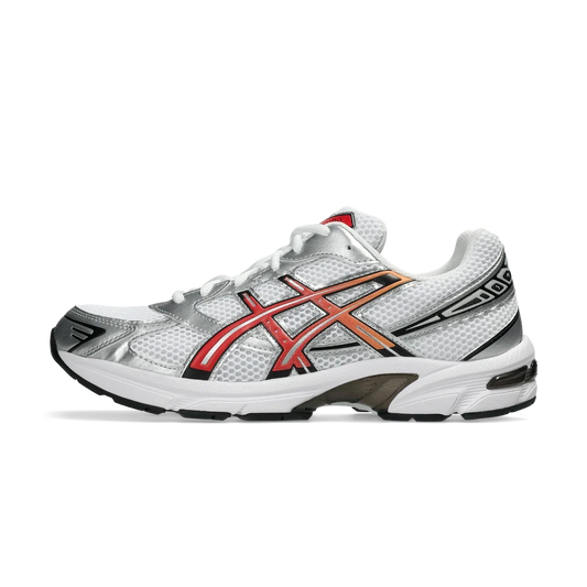 Overkicks - ASICS Gel-1130 White Red Snapper (1203A609-111) - vista lateral