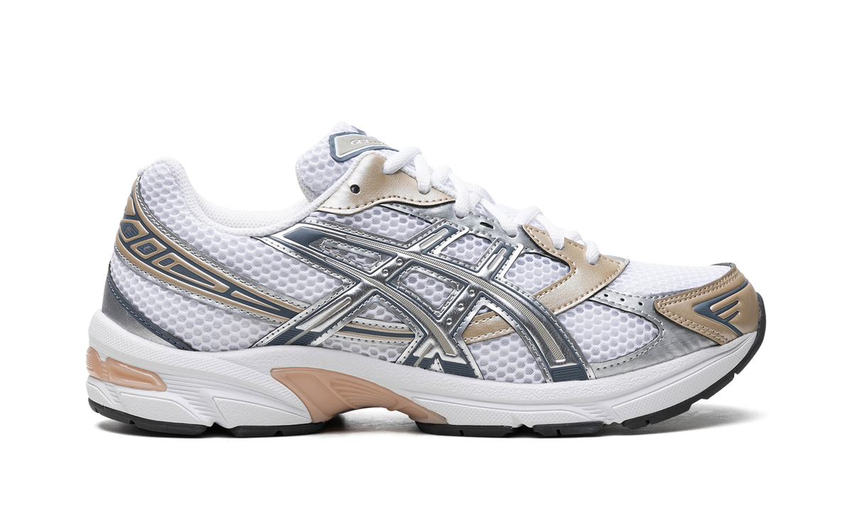 Overkicks - ASICS Gel-1130 White Wood Crepe (1201A256-117) - detalle talon