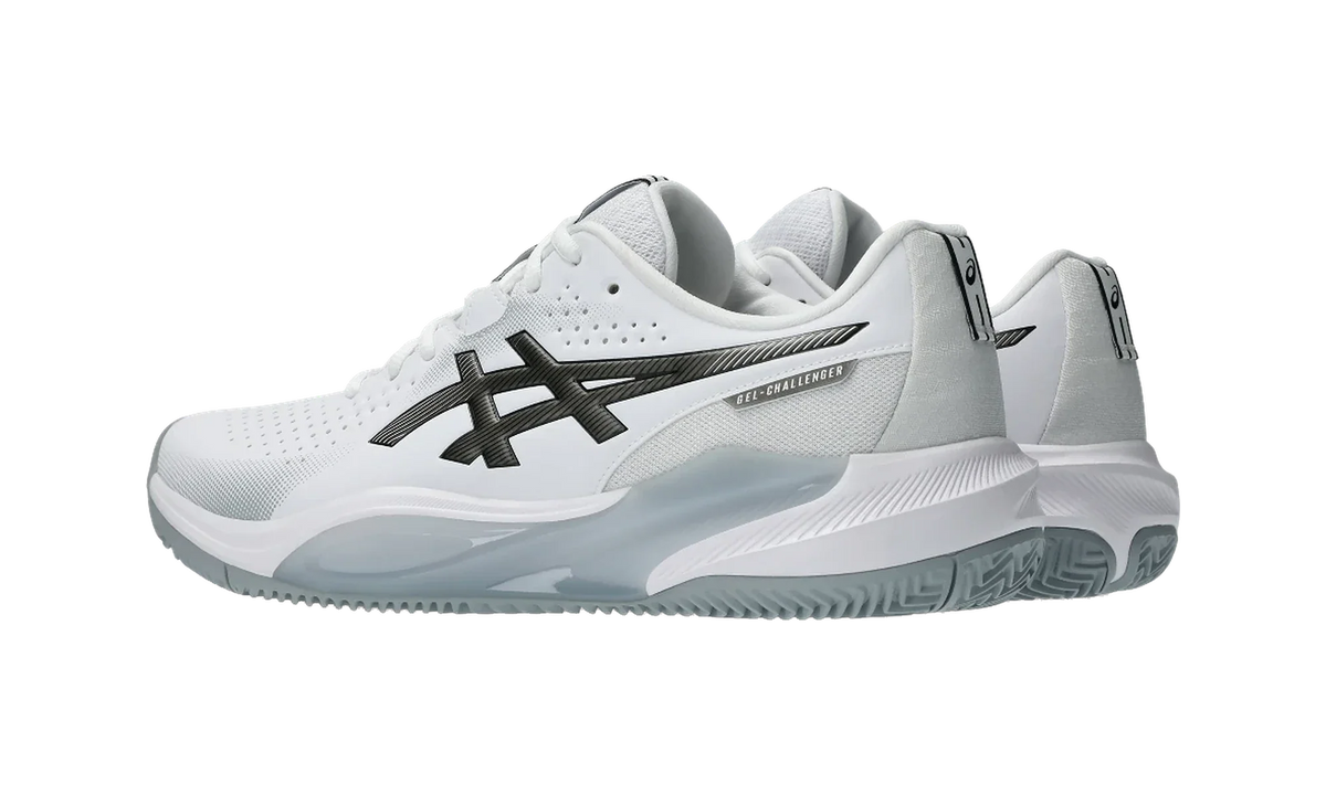 Overkicks - ASICS Gel-Challenger 15 Clay White Gunmetal (1041A508-101) - par completo