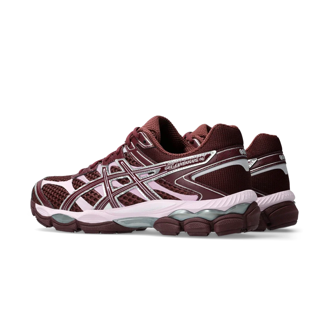 Overkicks - ASICS Gel-Cumulus 16 Burgundy Pink (1203A733-600) - par completo
